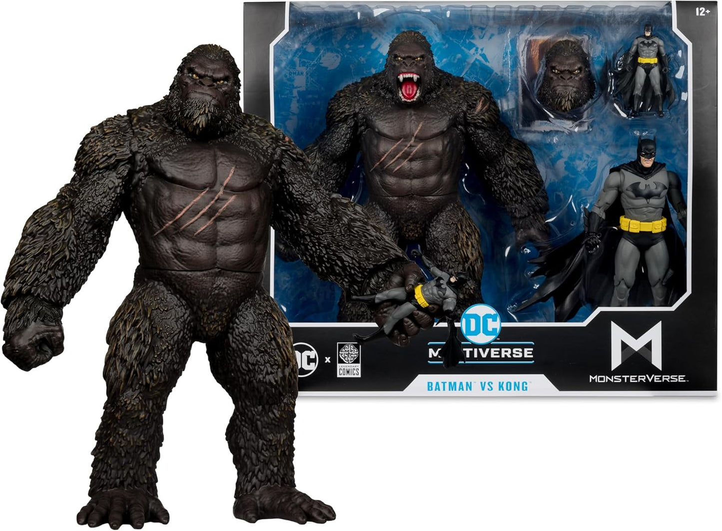 McFarlane Toys - DC Multiverse Batman vs. Kong (Justice League vs. Godzilla vs. Kong) 2pk - Avenue Treasures