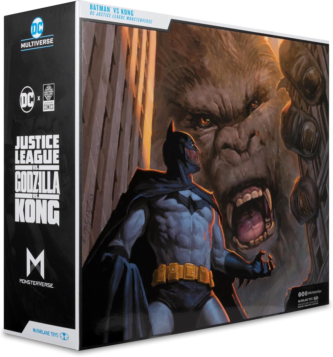 McFarlane Toys - DC Multiverse Batman vs. Kong (Justice League vs. Godzilla vs. Kong) 2pk - Avenue Treasures