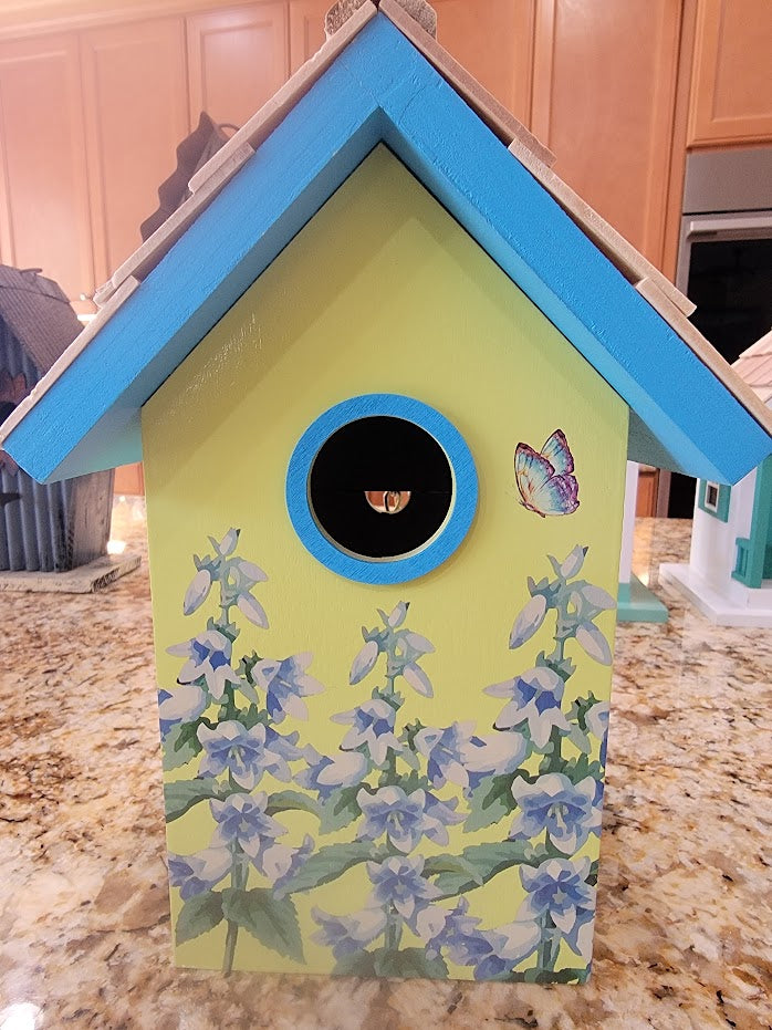 Elegant Colorful Birdhouses, Uniquely Designed by Artisans Cottage Style Bird Houses - Avenue Treasures
