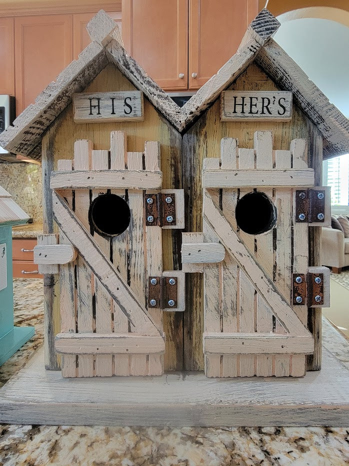 Elegant Colorful Birdhouses, Uniquely Designed by Artisans Cottage Style Bird Houses - Avenue Treasures