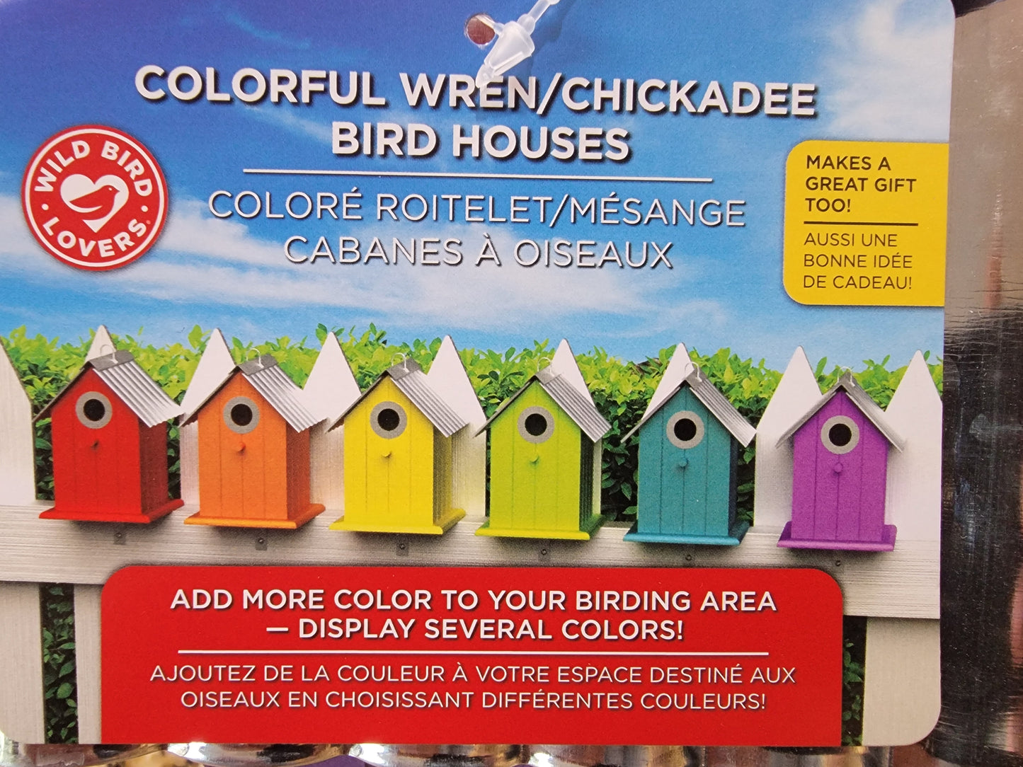 Tin Roof Wooden Outdoor Birdhouses, Cedar Wood - Avenue Treasures
