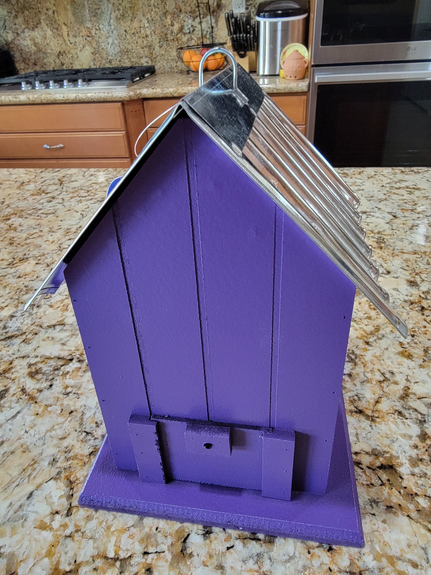 Tin Roof Wooden Outdoor Birdhouses, Cedar Wood - Avenue Treasures