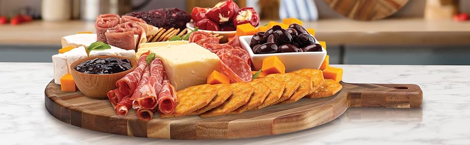 BirdRock Home 18” Herringbone Grazing Board - Avenue Treasures