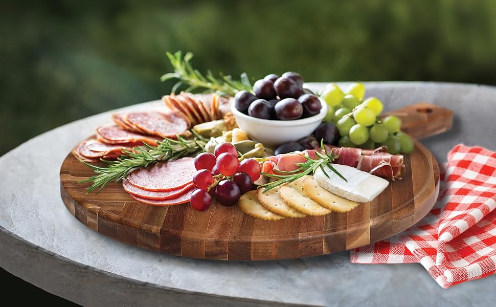 BirdRock Home 18” Herringbone Grazing Board - Avenue Treasures
