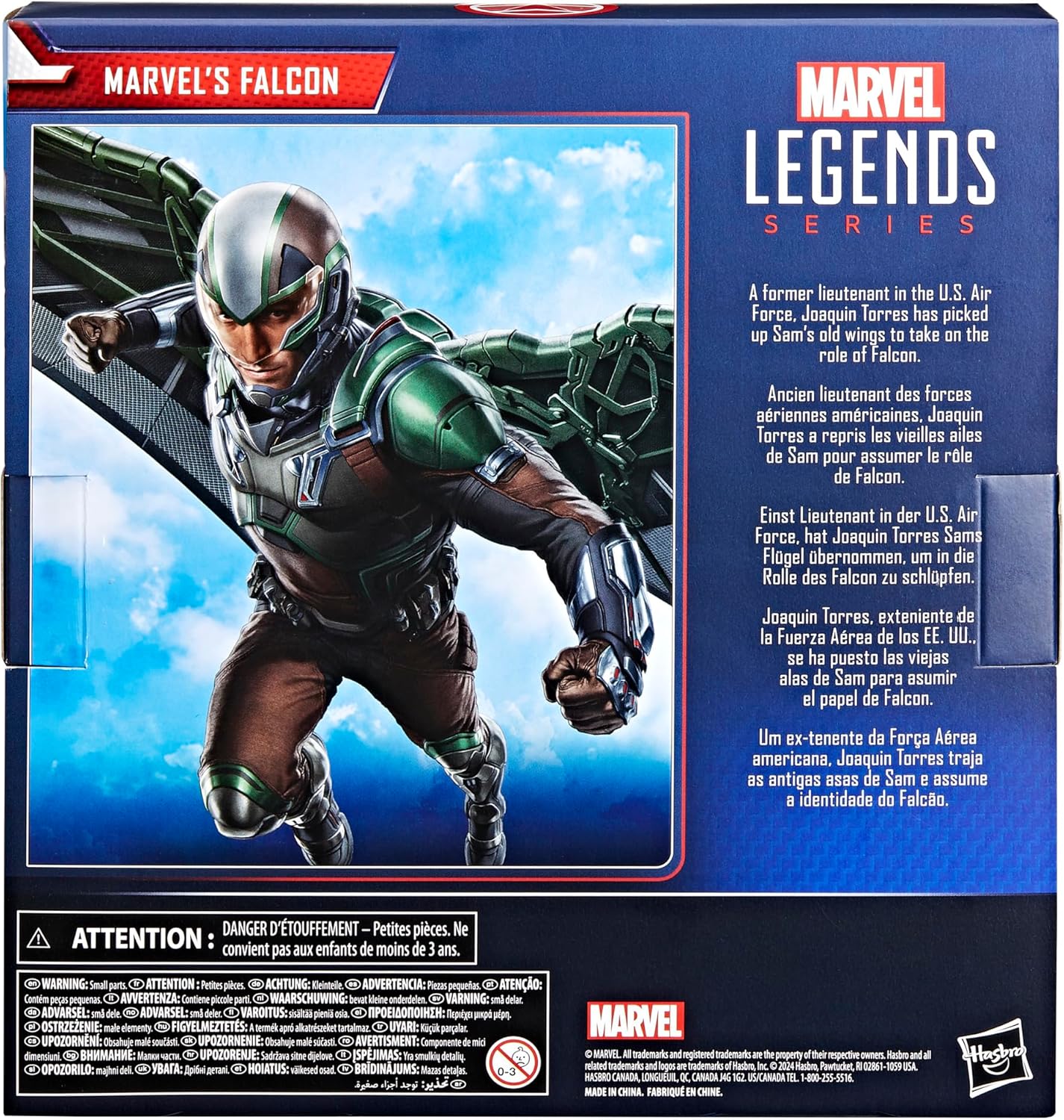 Marvel Legends Series FALCON, Captain America: Brave New World Collectible Deluxe 6-inch Action Figure - Avenue Treasures