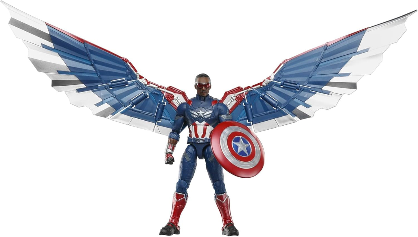 Marvel Legends Series Captain America Collectible Captain America: Brave New World Deluxe 6 Inch Action Figure - Avenue Treasures