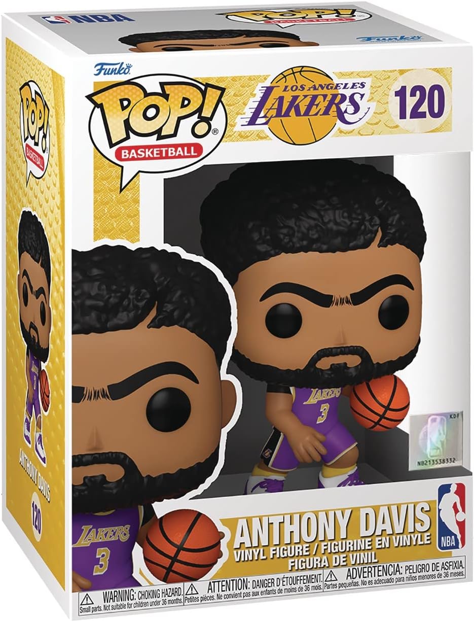 Funko NBA: Lakers - Anthony Davis (Purple Jersey) Pop! Vinyl Figure - Avenue Treasures