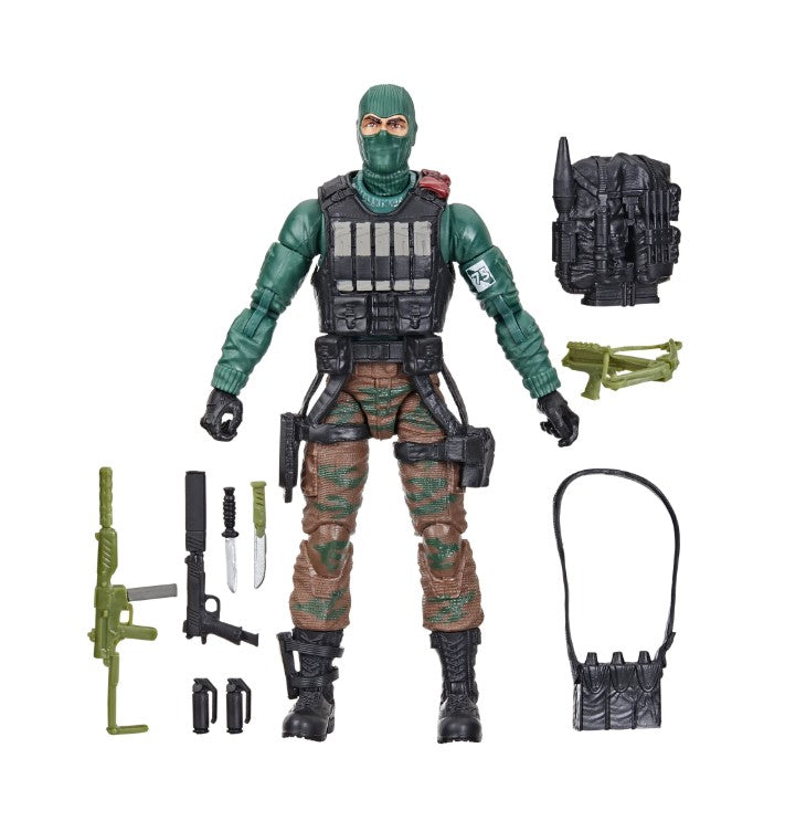 G.I. Joe Classified Series (Retro Card Back) Beach Head, Collectible 6-Inch Action Figure with 10 Accessories - Avenue Treasures
