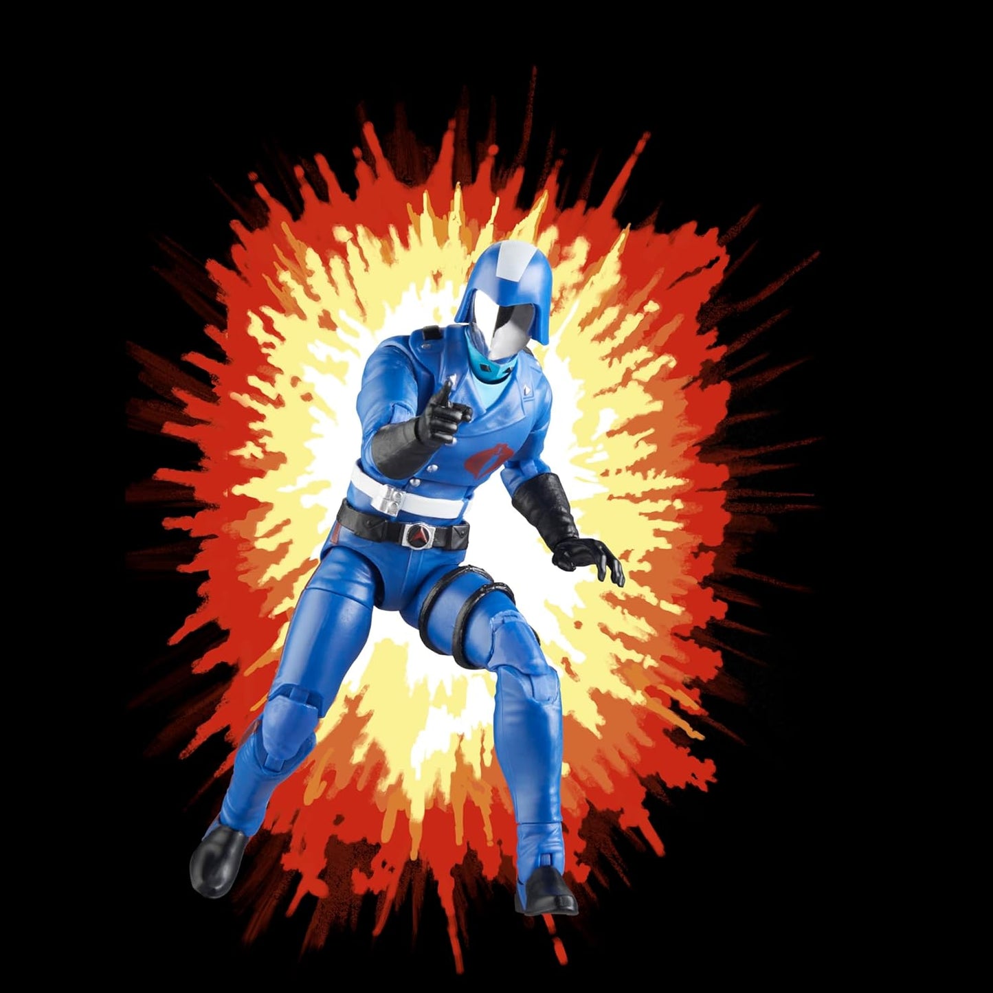 G.I. Joe Classified Series (Retro Card Back) Cobra Commander, Collectible 6 Inch Action Figure with 8 Accessories - Avenue Treasures
