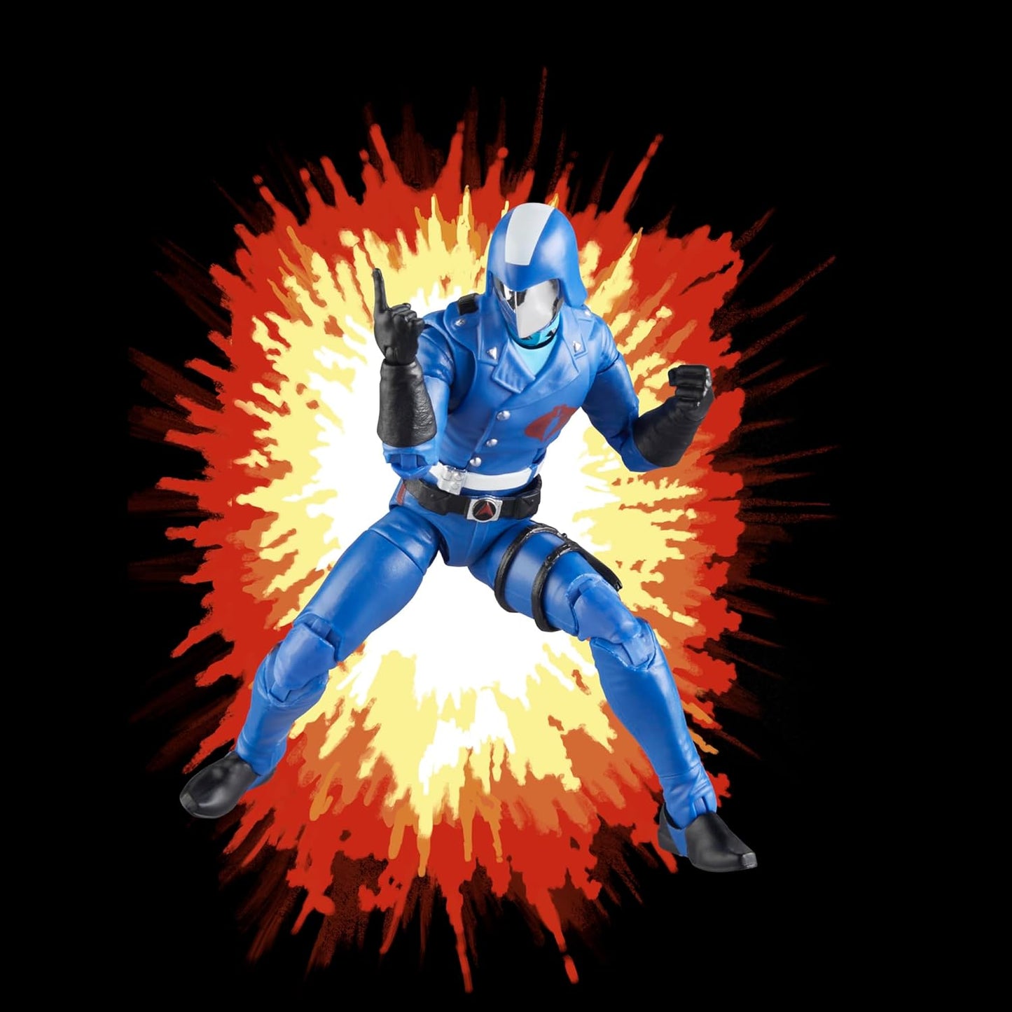 G.I. Joe Classified Series (Retro Card Back) Cobra Commander, Collectible 6 Inch Action Figure with 8 Accessories - Avenue Treasures