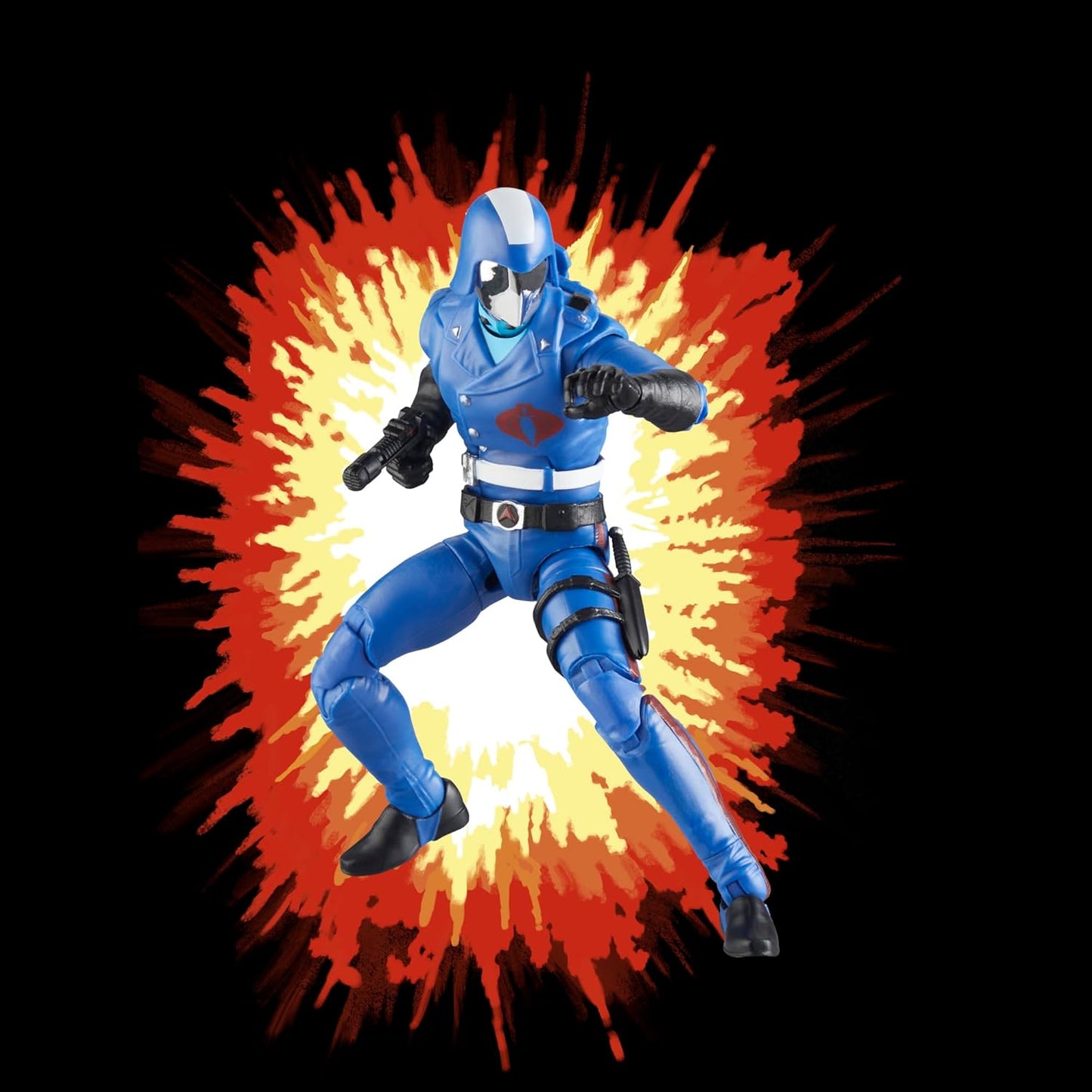 G.I. Joe Classified Series (Retro Card Back) Cobra Commander, Collectible 6 Inch Action Figure with 8 Accessories - Avenue Treasures