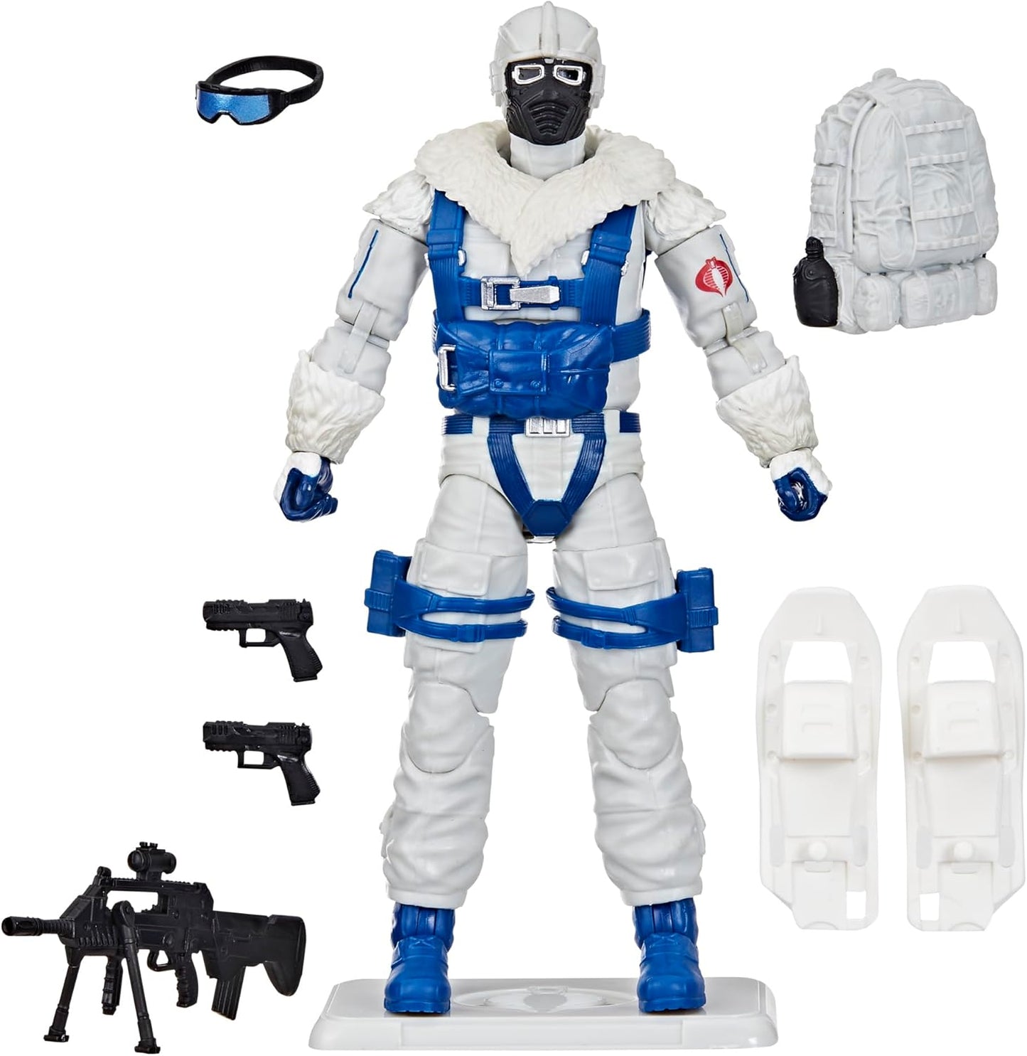 G.I. Joe Classified Series (Retro Card Back) Snow Serpent, Collectible 6-Inch Action Figure with 8 Accessories - Avenue Treasures