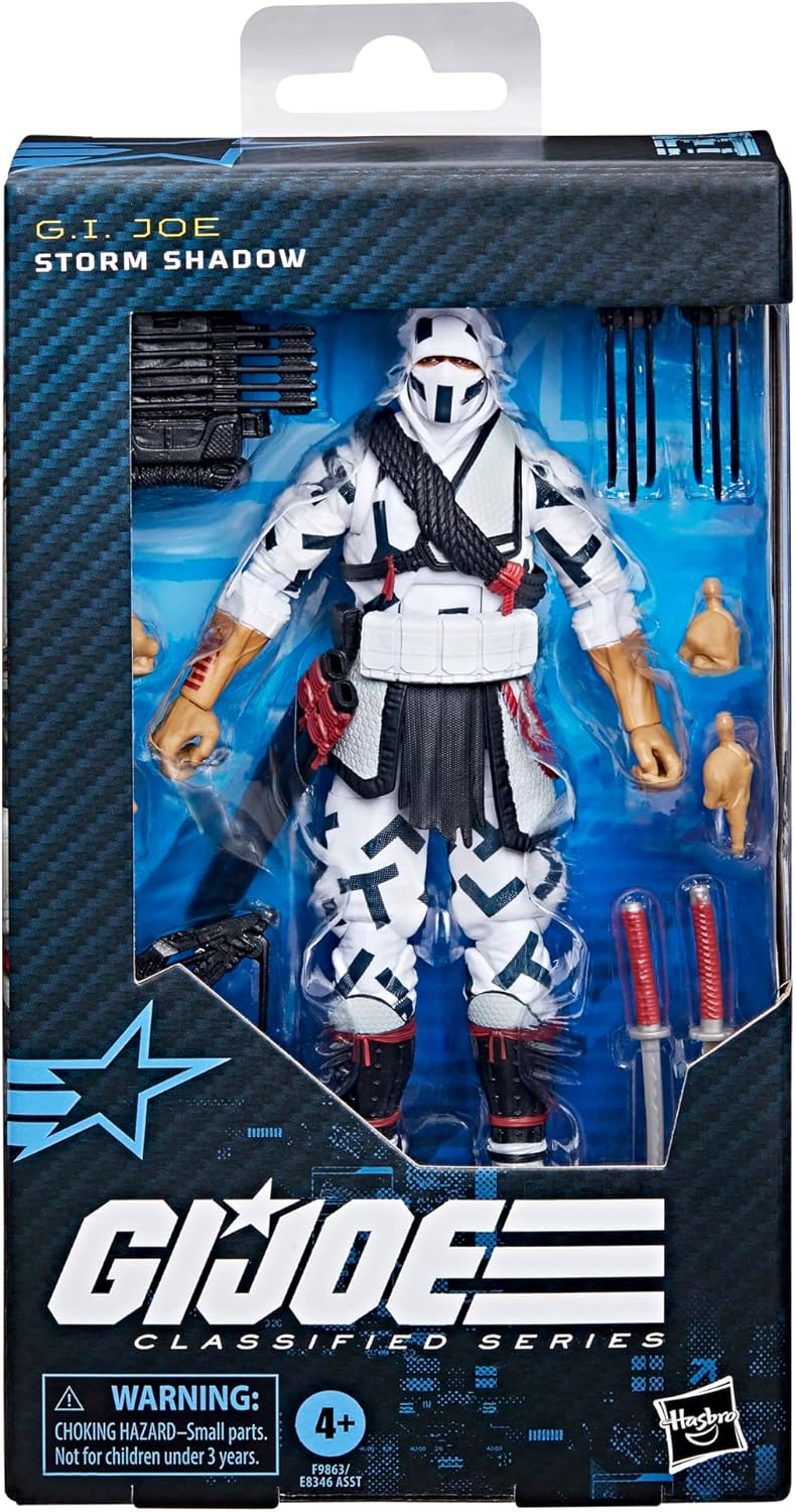 G.I. Joe Classified Series #131, Storm Shadow, 6” Action Figure Ninja Toy - Avenue Treasures