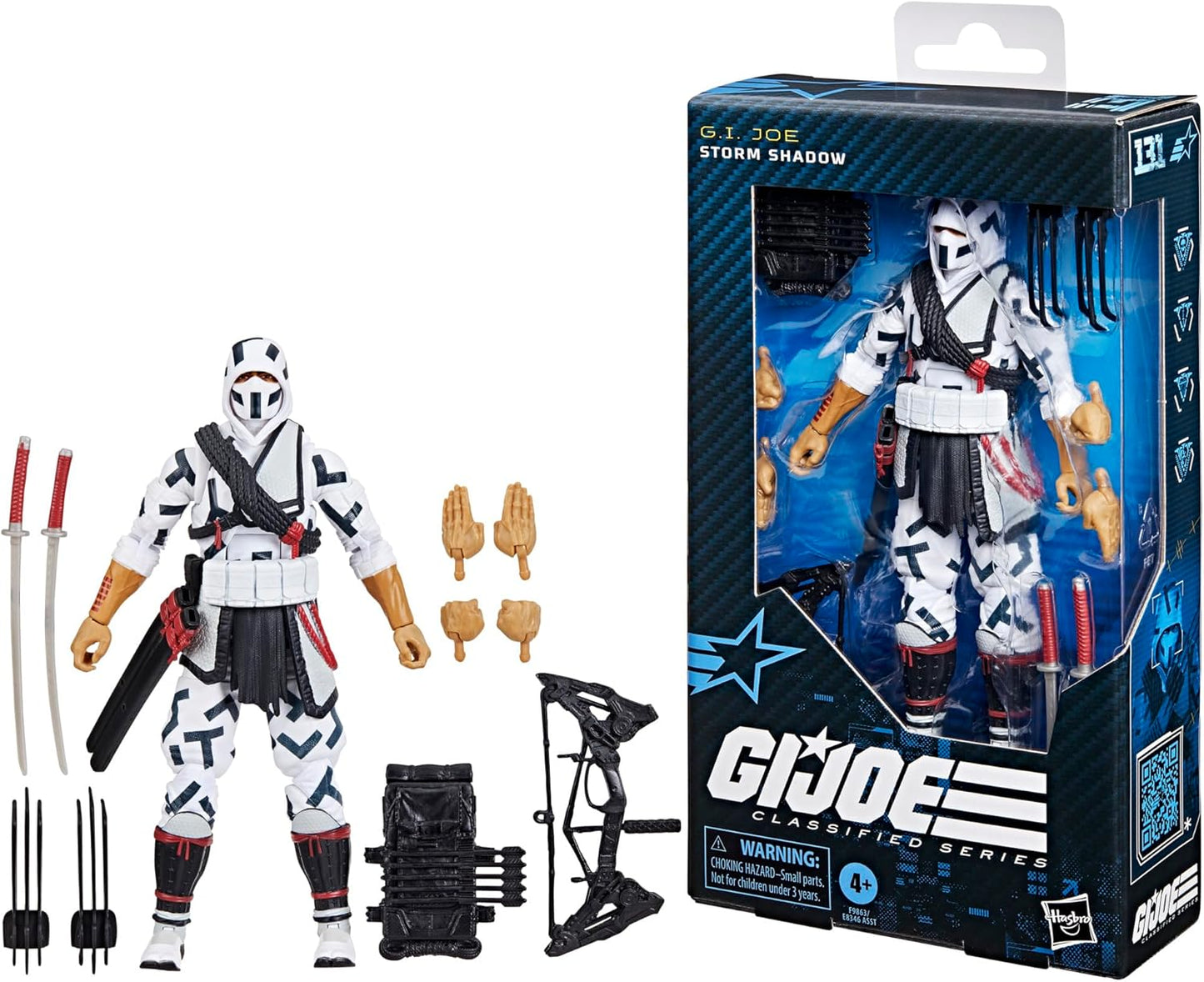 G.I. Joe Classified Series #131, Storm Shadow, 6” Action Figure Ninja Toy - Avenue Treasures