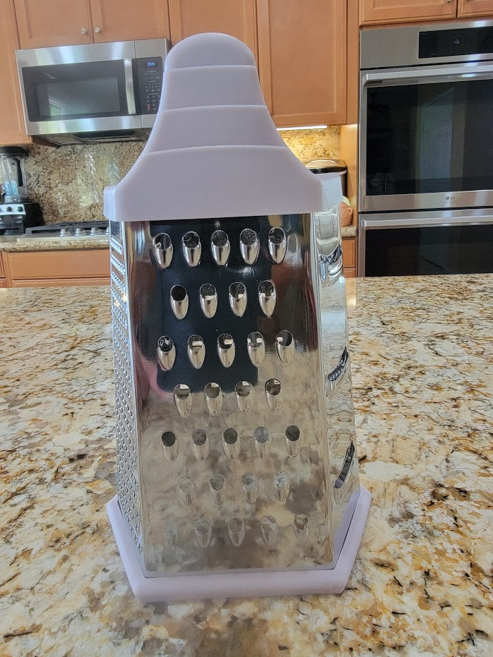 Phantom Chef 6-sided Professional Food & Cheese Grater - Stainless Steel, XL Size, 6 sides, Dishwasher Safe - Perfect Box Grater for cheese, vegetables, potato, squash, zucchini, carrots, lemons and cucumbers - Avenue Treasures