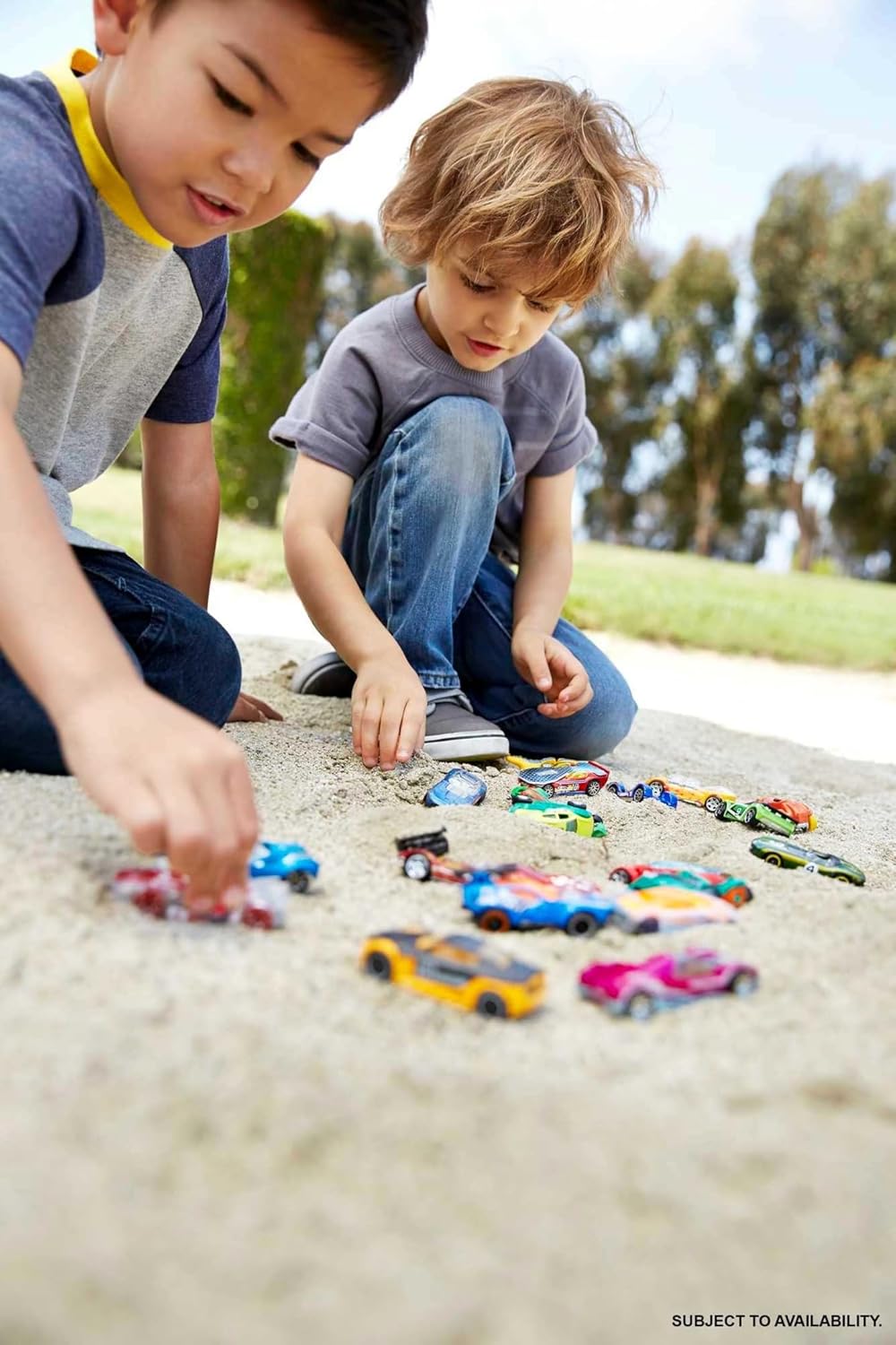 Hot Wheels Toy Cars 20-Pack, Set of 20 Die-Cast 1:64 Scale Sports & Race Vehicles for Kids & Collectors (Styles May Vary) - Avenue Treasures