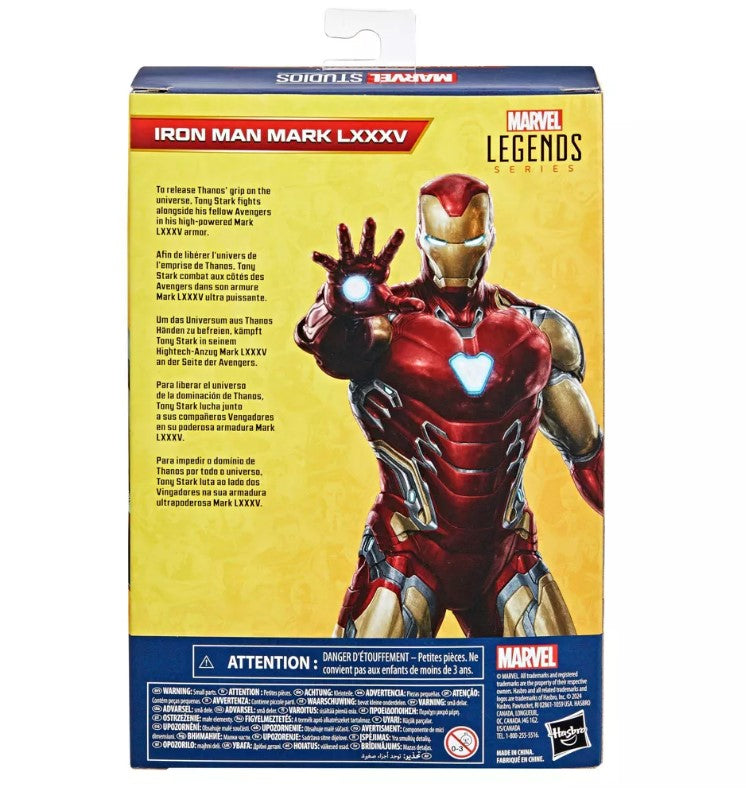 Marvel Legends Iron Man Mark LXXXV Action Figure - Avenue Treasures