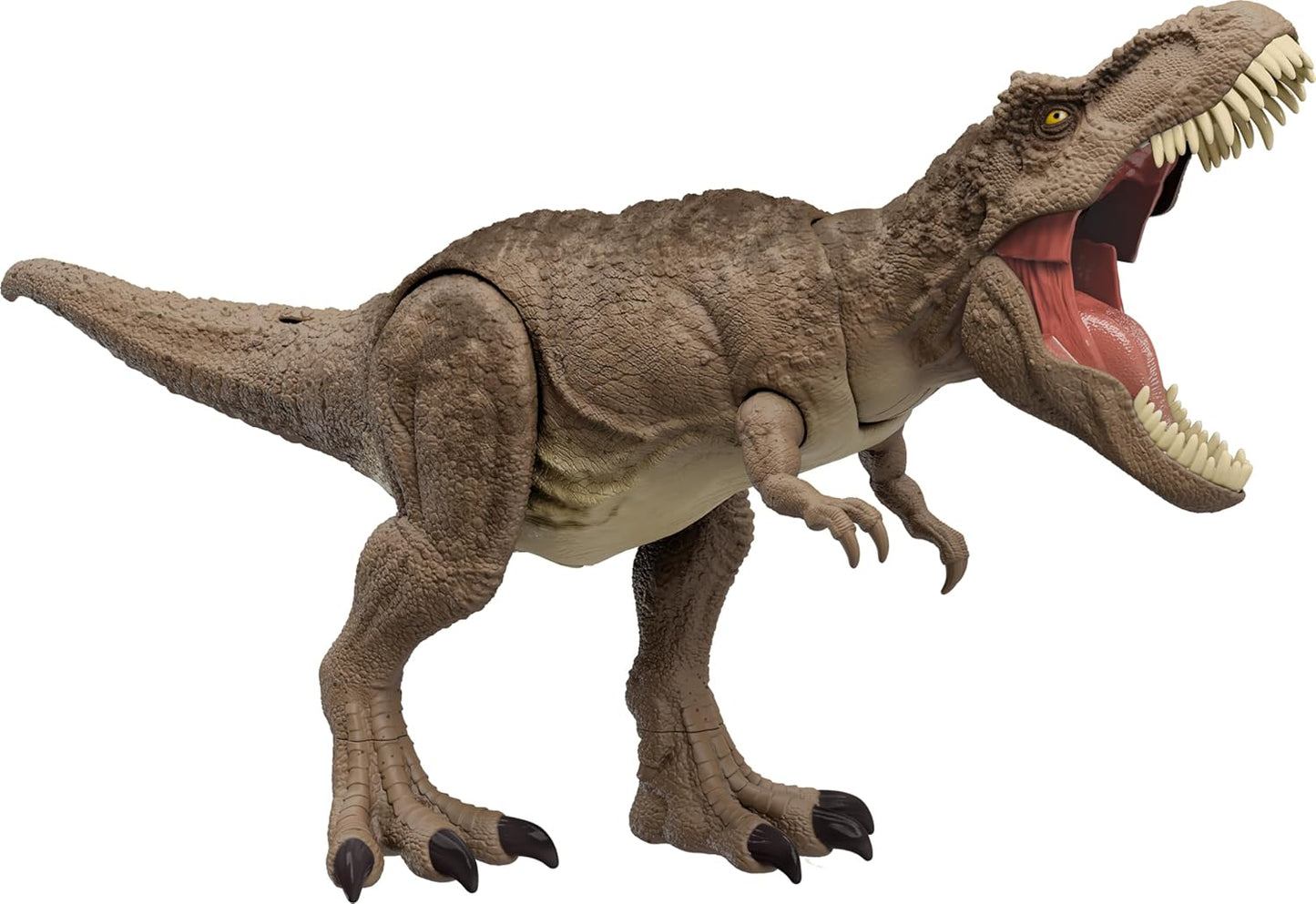 Jurassic World Chaos Theory All-Out Attack Tyrannosaurus Rex Dinosaur Action Figure Toy: T. rex with Rampage Attack, Chomp & Roar & Evolved Spikes, Digital Play, by Mattel. - Avenue Treasures