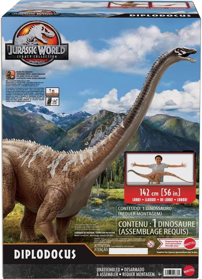 Jurassic World Legacy Collection Diplodocus Large Dinosaur Action Figure - Avenue Treasures