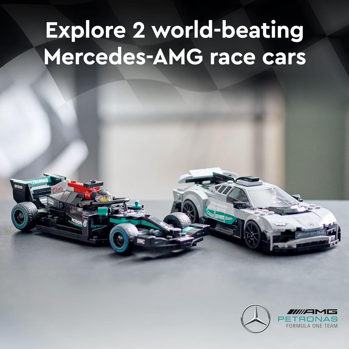 LEGO Speed Champions Mercedes-AMG 2 Toy Car Models Set #76909 - Avenue Treasures