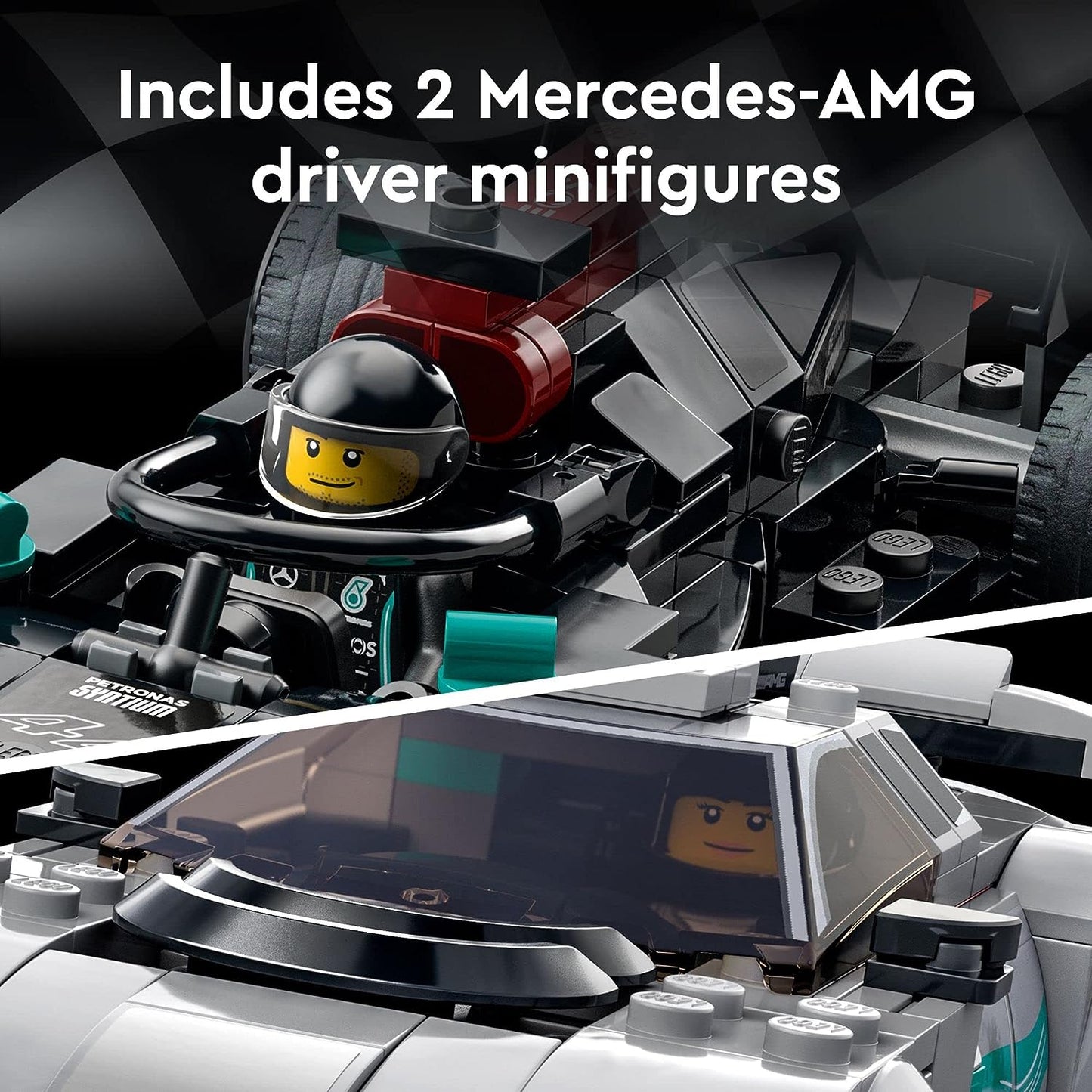LEGO Speed Champions Mercedes-AMG 2 Toy Car Models Set #76909 - Avenue Treasures