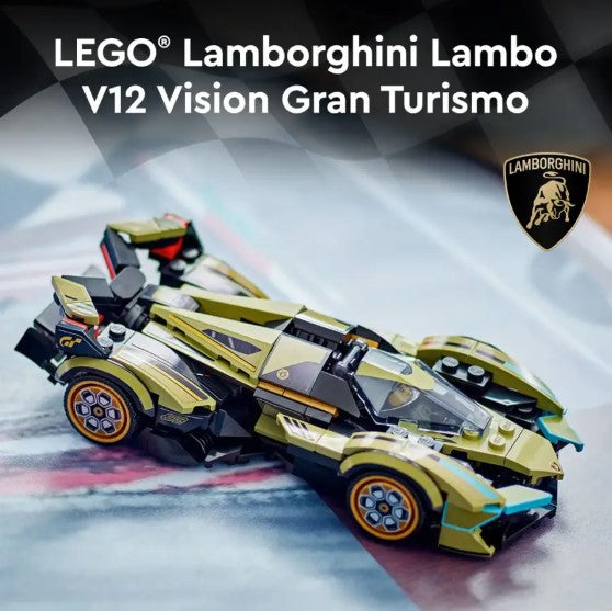 LEGO - Speed Champions Lamborghini Lambo V12 Vision GT Super Car Formula 1 #76923 - Avenue Treasures