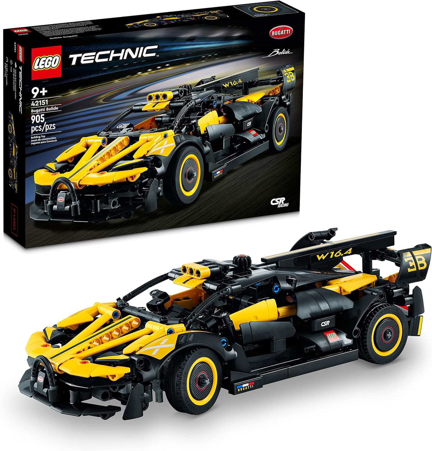 LEGO Technic Bugatti Bolide Model Car Toy Building Set # 42151 - Avenue Treasures