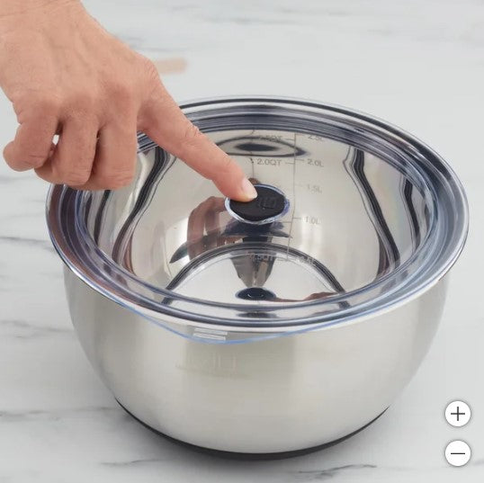 MíU Stainless Steel Mixing Bowls with Graters, Set of 4. - Avenue Treasures