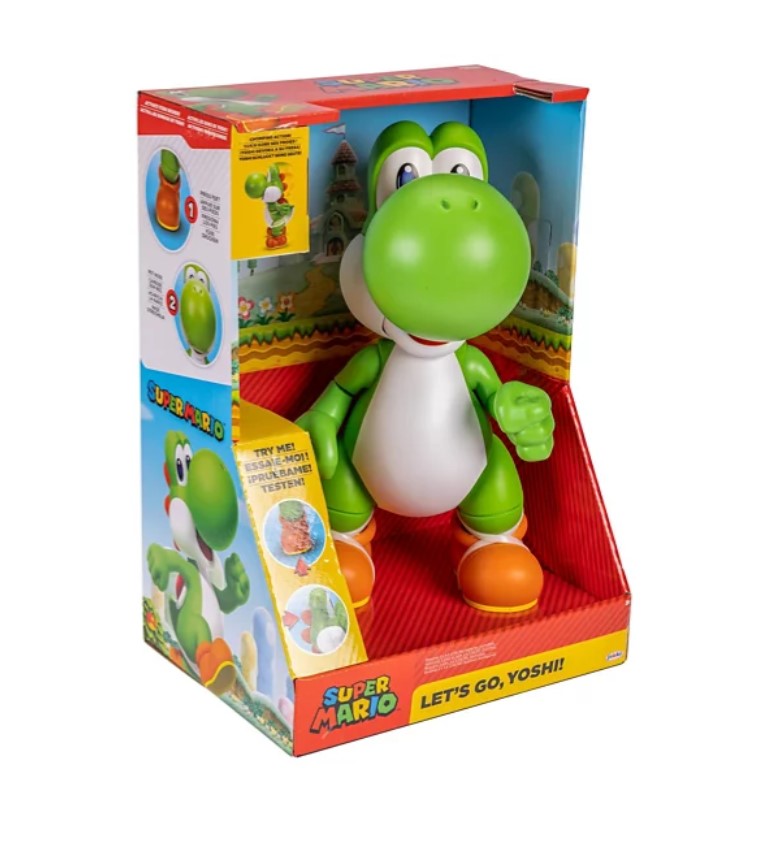 Super Mario - Let’s Go, Yoshi! (Giant Size Figure) - Avenue Treasures