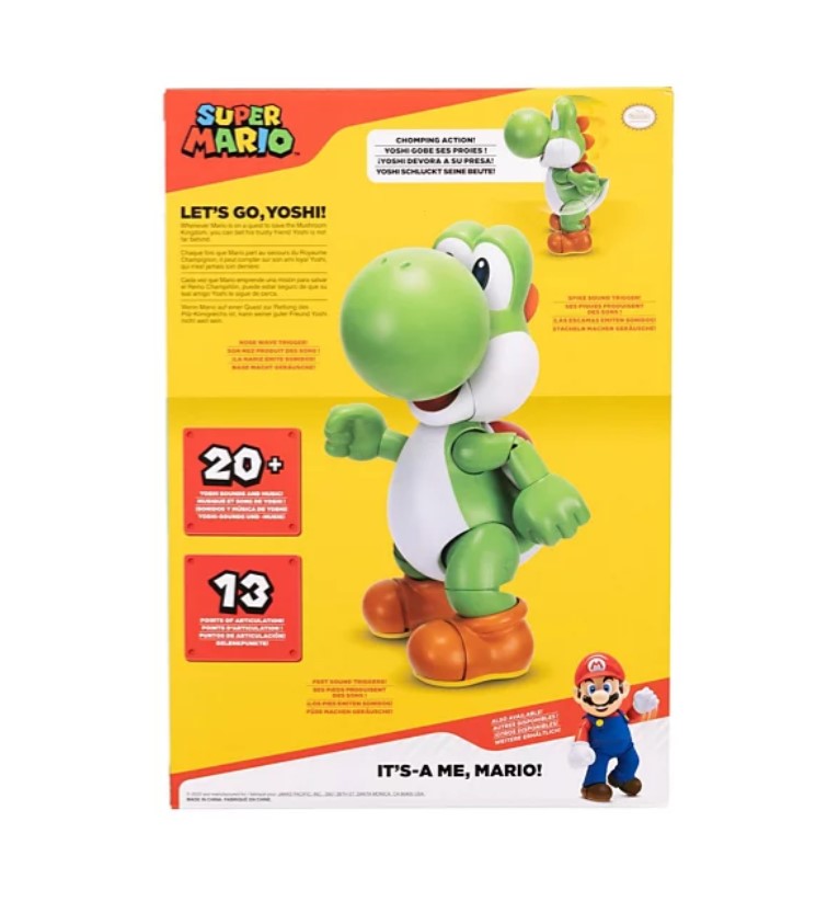Super Mario - Let’s Go, Yoshi! (Giant Size Figure) - Avenue Treasures