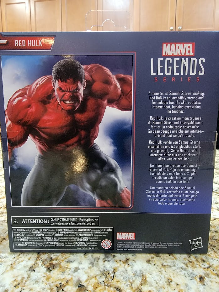 Marvel Legends Series Collectible Deluxe 6-inch Action Figures: RED HULK, CAPTAIN AMERICA, and FALCON (Set-of-3), from the Captain America: Brave New World Movie. - Avenue Treasures