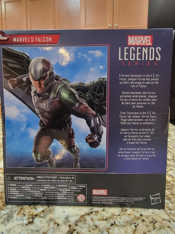 Marvel Legends Series Collectible Deluxe 6-inch Action Figures: RED HULK, CAPTAIN AMERICA, and FALCON (Set-of-3), from the Captain America: Brave New World Movie. - Avenue Treasures