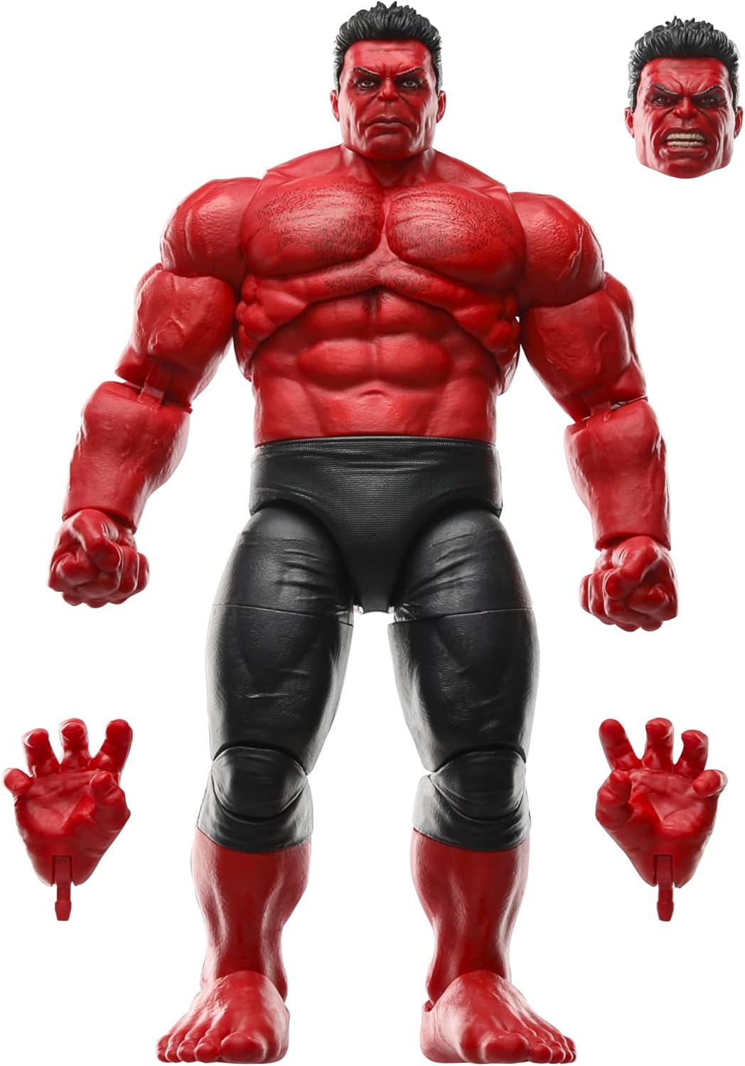 Marvel Legends Series Red Hulk, Captain America: Brave New World Collectible Deluxe 6 Inch Action Figure Toy - Avenue Treasures