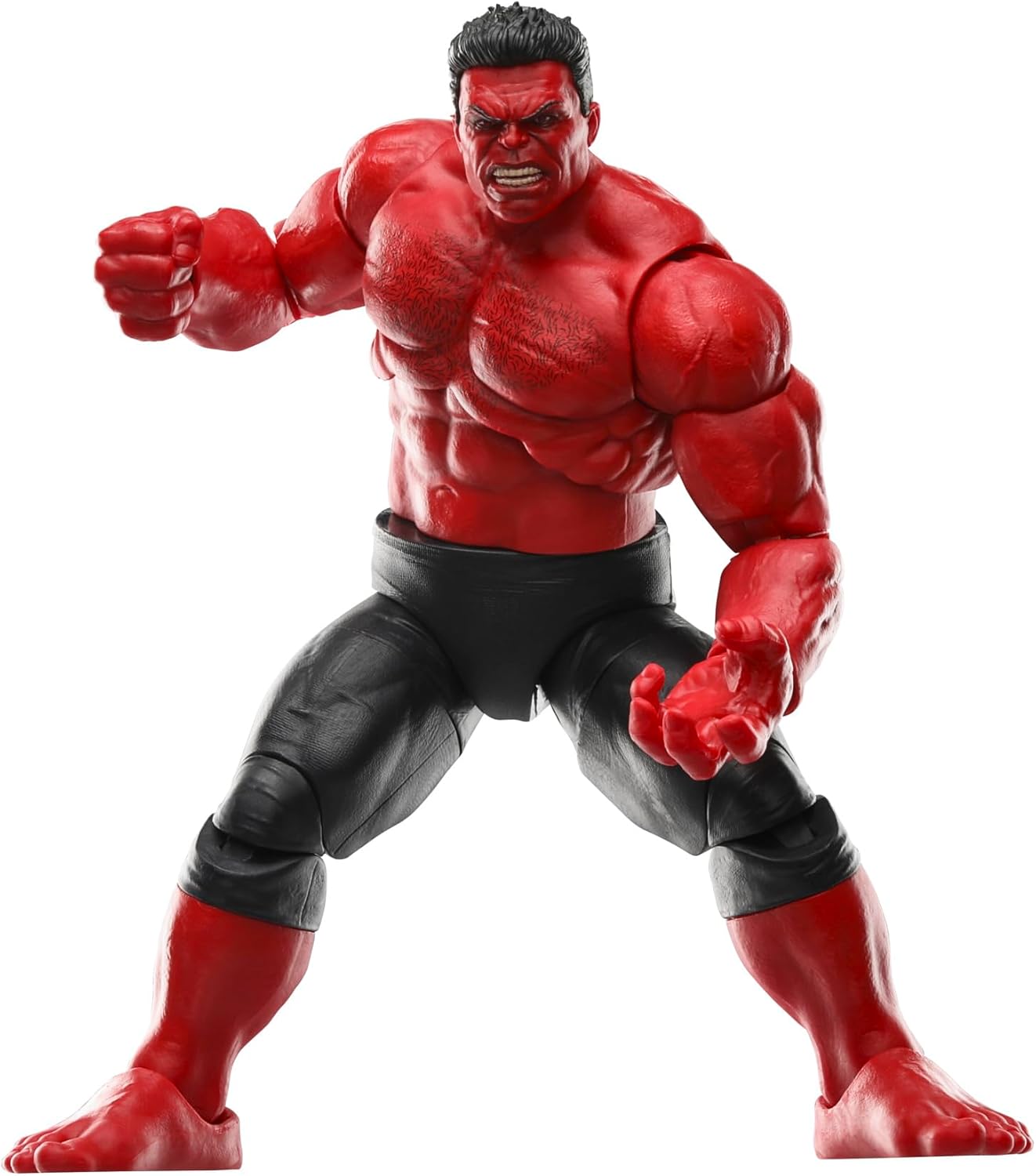 Marvel Legends Series Red Hulk, Captain America: Brave New World Collectible Deluxe 6 Inch Action Figure Toy - Avenue Treasures