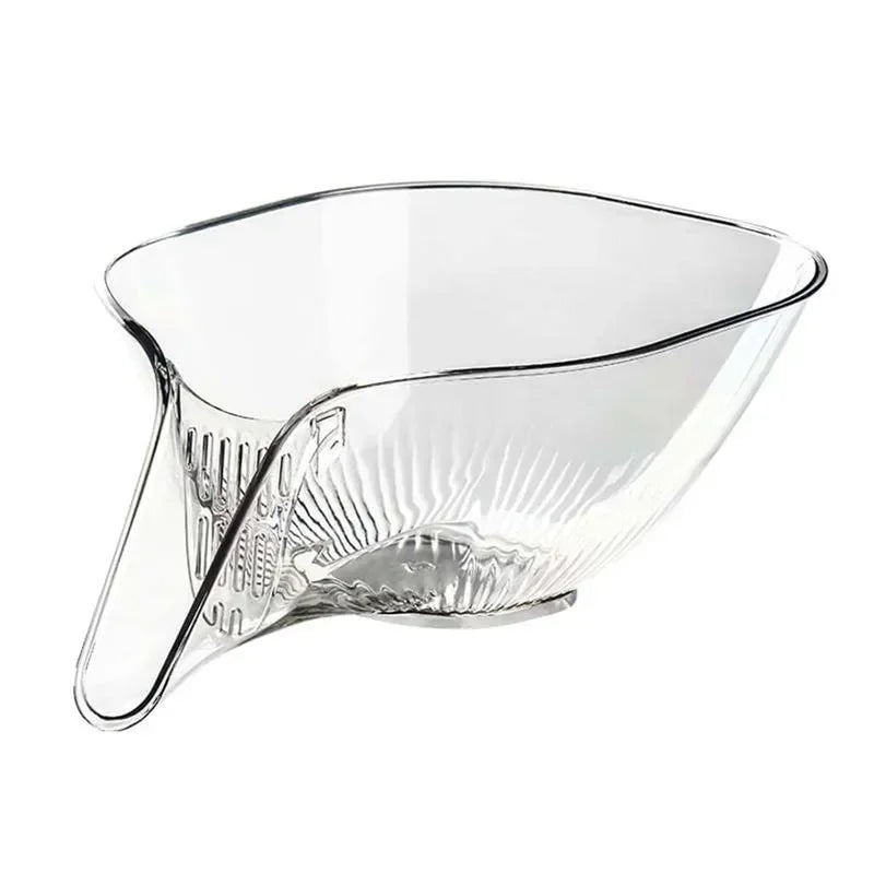Fruit & Vegetable Washing Drain Basket - Clear, Colanders Strainers, Household Gadget Kitchen Accessories. - Avenue Treasures