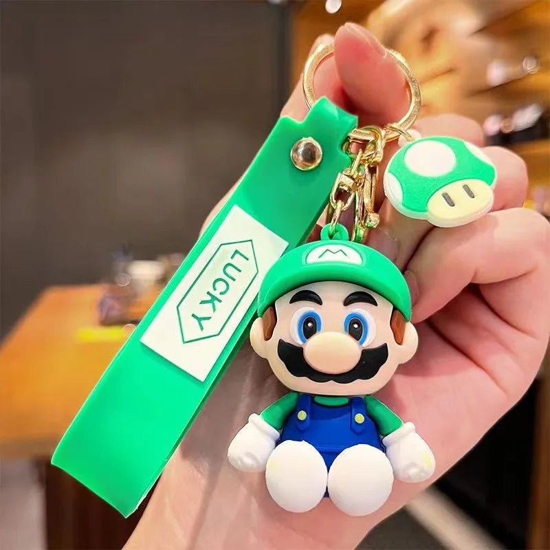 Super Mario Action Figure Keychains - Multi - Avenue Treasures