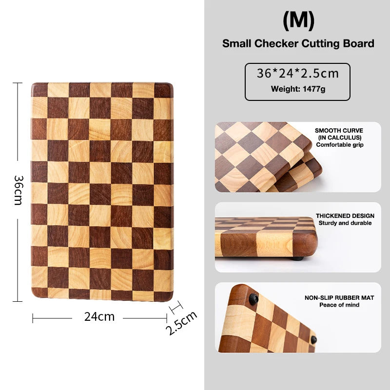 Creative Checkerboard Grid Designed Cutting Board - Avenue Treasures