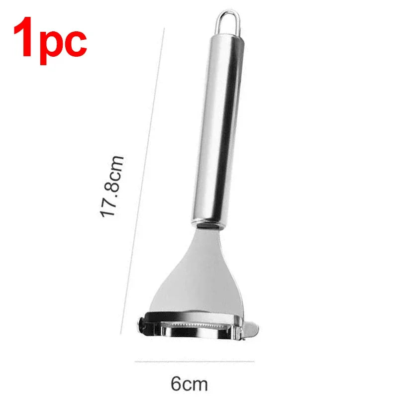 Stainless Steel Serrated Magic Corn Stripper/Peeler, 2-piece. - Avenue Treasures