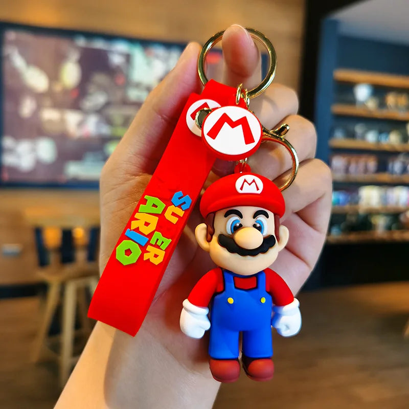 Super Mario Action Figure Keychains - Multi - Avenue Treasures