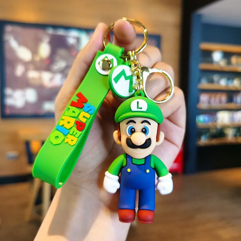 Super Mario Action Figure Keychains - Multi - Avenue Treasures