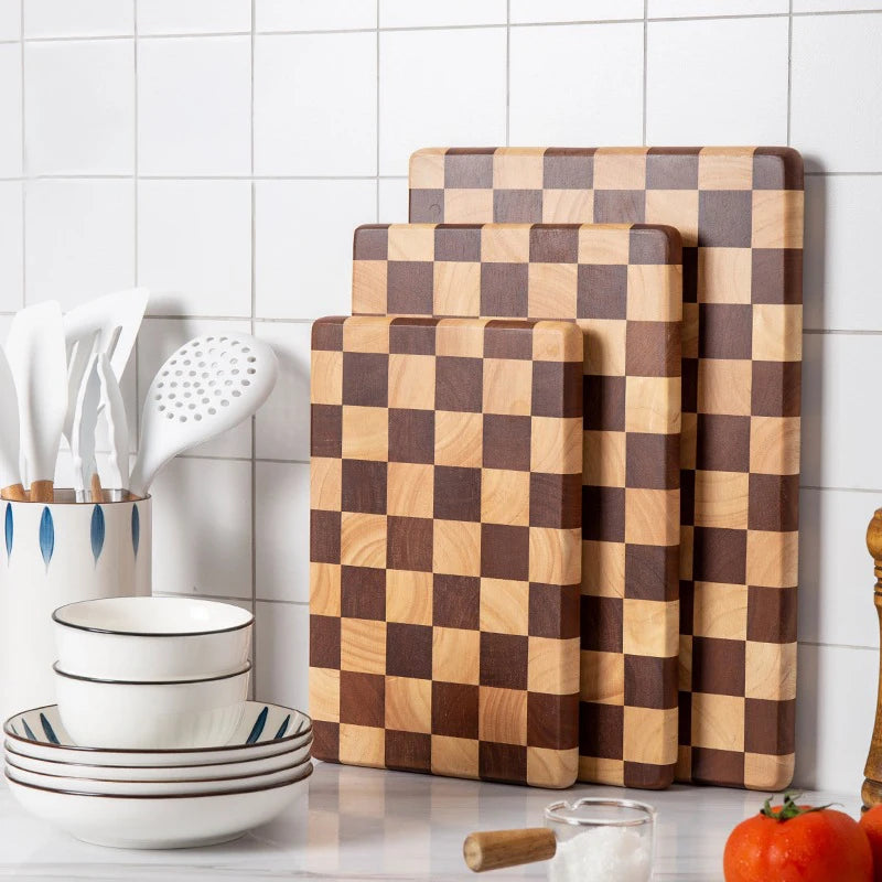 Creative Checkerboard Grid Designed Cutting Board - Avenue Treasures