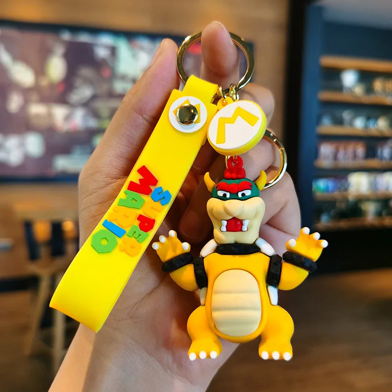 Super Mario Action Figure Keychains - Multi - Avenue Treasures