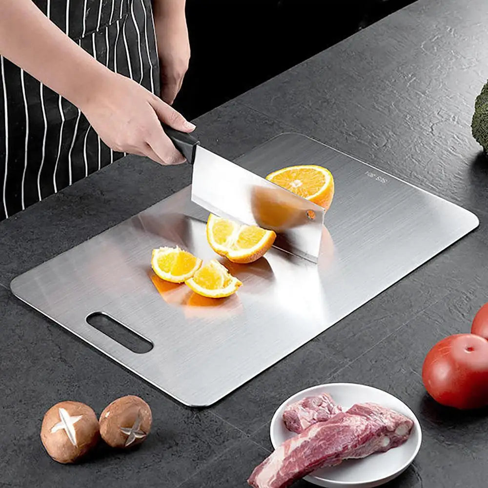 Titanium Cutting Boards - Stainless Steel Board & Thickened Double Sided. - Avenue Treasures