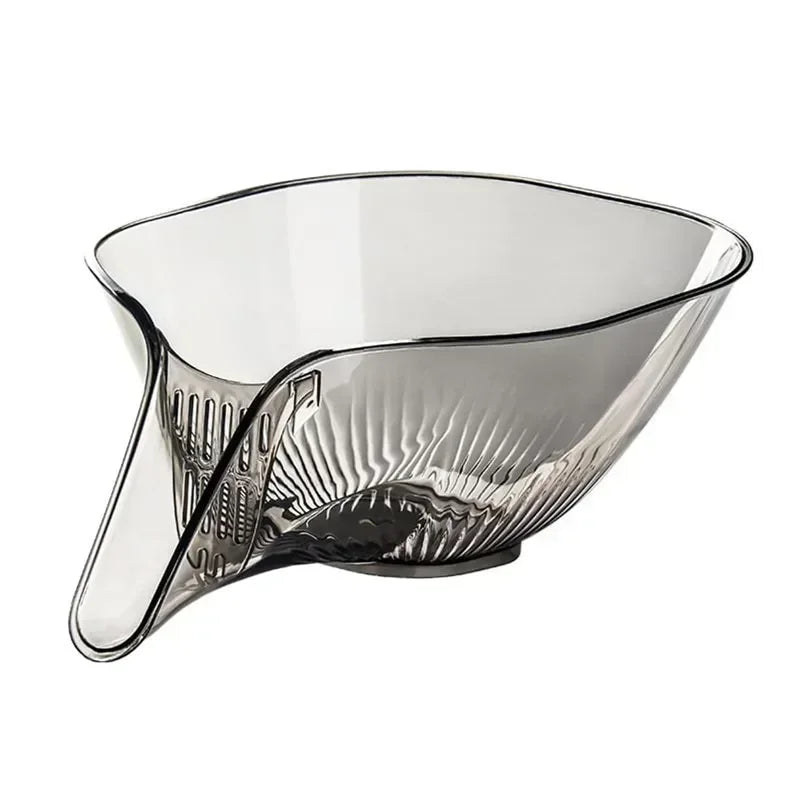 Fruit & Vegetable Washing Drain Basket - Clear, Colanders Strainers, Household Gadget Kitchen Accessories. - Avenue Treasures