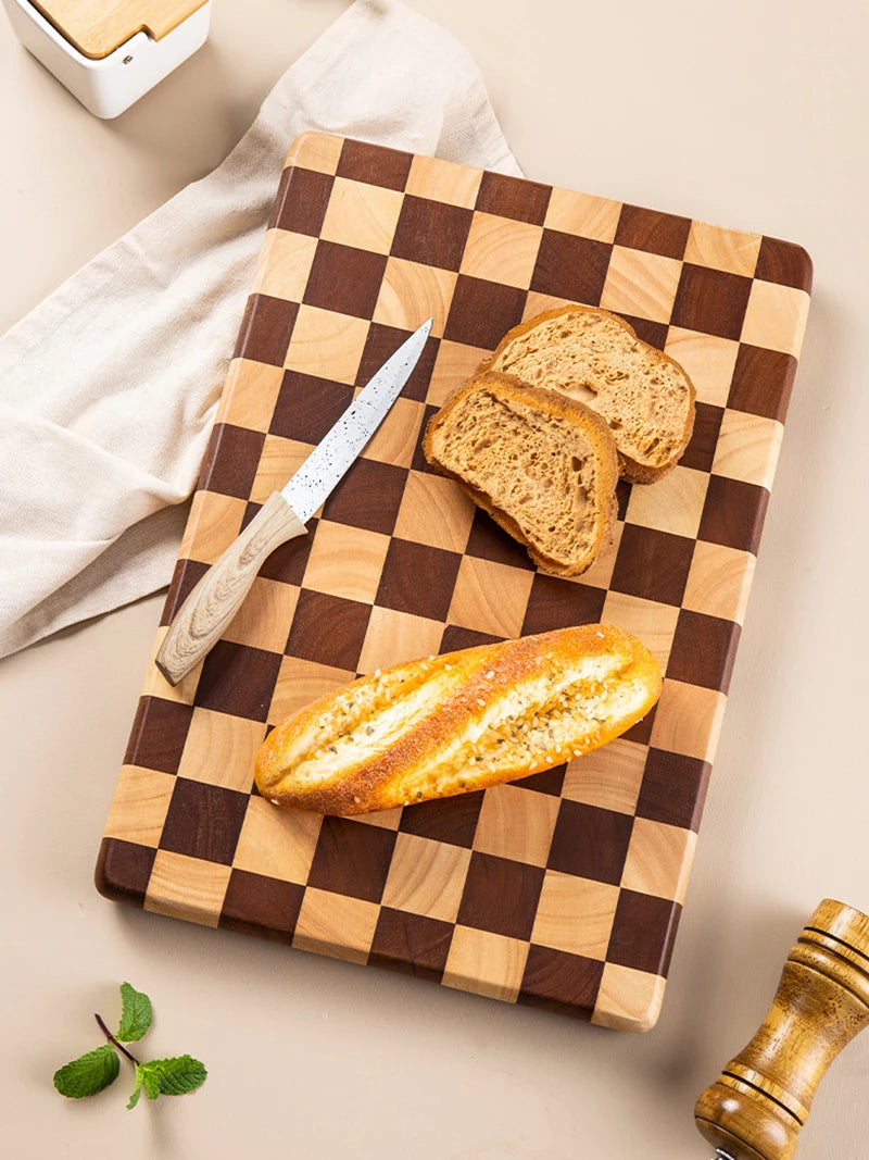 Creative Checkerboard Grid Designed Cutting Board - Avenue Treasures