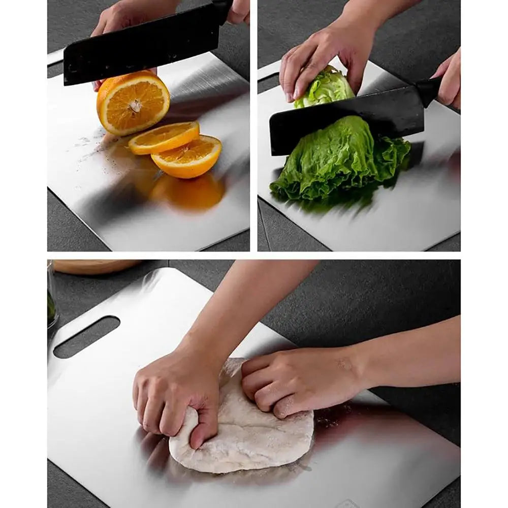 Titanium Cutting Boards - Stainless Steel Board & Thickened Double Sided. - Avenue Treasures