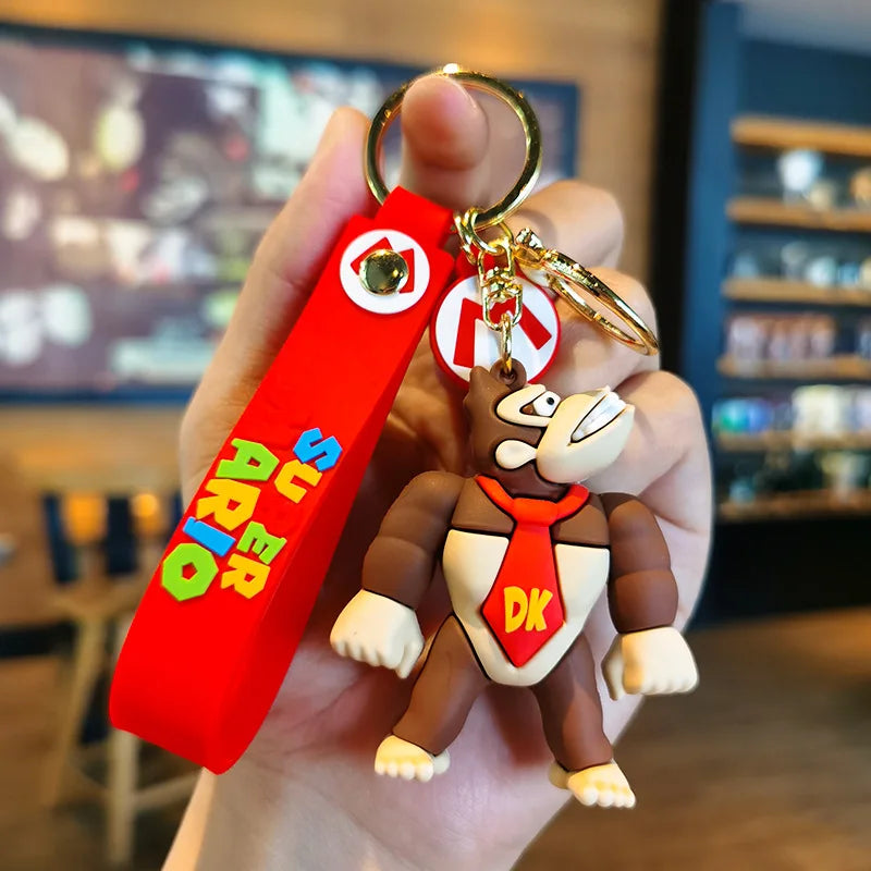 Super Mario Action Figure Keychains - Multi - Avenue Treasures