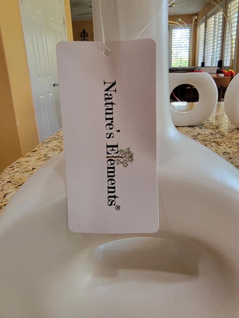 Nature's Elements Ceramic Decorative Vases - Home Décor Comfort for Living & Dining Rooms, Home & Office - Avenue Treasures