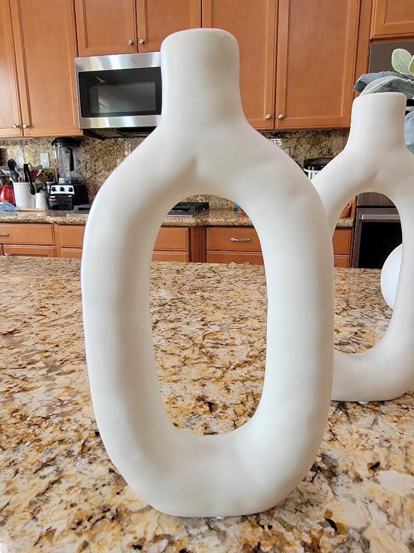 Nature's Elements Ceramic Decorative Vases - Home Décor Comfort for Living & Dining Rooms, Home & Office - Avenue Treasures