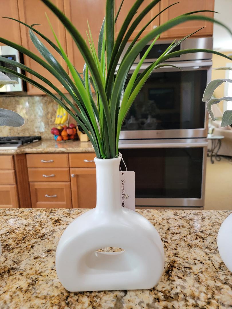 Nature's Elements Ceramic Decorative Vases - Home Décor Comfort for Living & Dining Rooms, Home & Office - Avenue Treasures